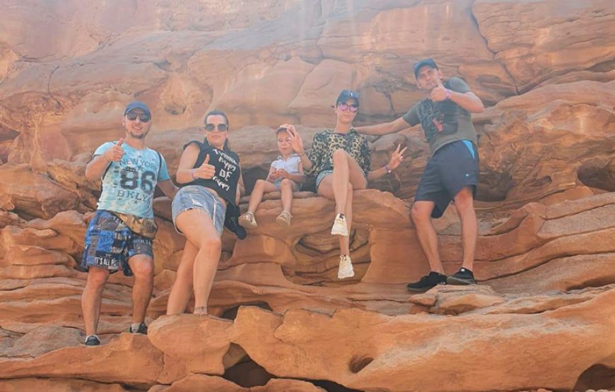 From sharm elshiekh Safari Trip To dahab & Colored Canyon At Nuweiba